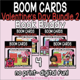 Valentine's Day Book Buddies Bundle #2! (4 Book Decks) Boom Cards