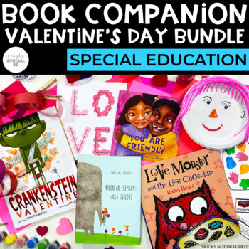 Preview of Valentine's Day Book Companions Bundle | Special Education