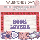 Valentine's Day Book Lover Reading Bulletin Board or Door 