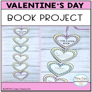 Preview of Valentine's Day Book Project 2nd, 3rd, & 4th Grade