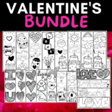 Valentine's Day Bookmarks BUNDLE | LOVE | Hearts | Gnomes 