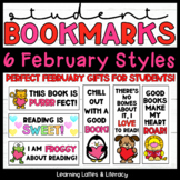 Valentine's Day Bookmarks February Student Gift Idea Heart