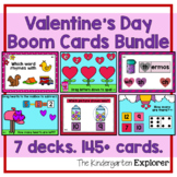 Valentine's Day Boom Cards - Math and ELA Bundle