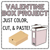 Valentine's Day Box | Heart Coloring Page | Decorate a Box
