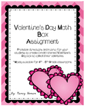 Valentine's Day Box - Math Themed