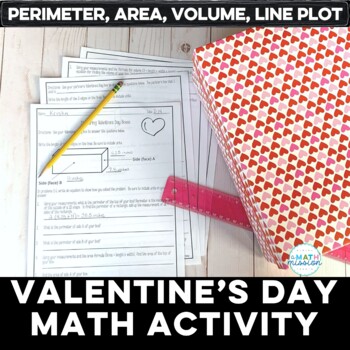 Preview of Valentine's Day Box Measurement Activity