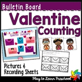 Valentine's Day Bulletin Board: Counting, Numbers Math Act