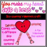 Valentine's Day Bulletin Board Craft | Math | Skip Countin