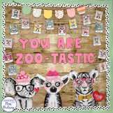 Valentine's Day Bulletin Board - Hipster Animals