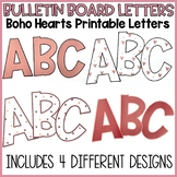 Valentine's Day Bulletin Board Letters | Boho Hearts Bulle