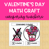 Valentine's Day Bulletin Board Math Crafts: Comparing Numb