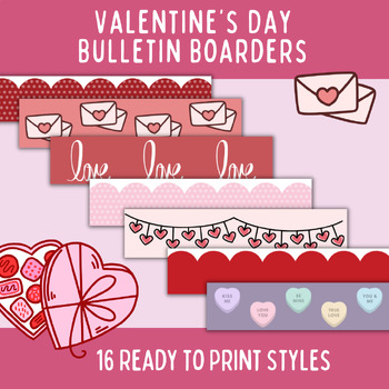 Preview of Valentine's Day Bulletin Boarders | Valentine's Bulletin Board