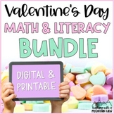 Valentine's Day Math and Language Arts Bundle