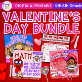 Valentines Day Activity Bundle 4th 5th Grade Escape Rooms 
