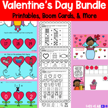 Preview of Valentine's Day Bundle | Printables, BOOM™ Cards & MORE