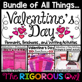 Valentine's Day Bundle | Brochures, Pennants, and Writing 