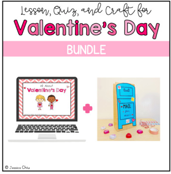Preview of Valentine's Day Bundle: PowerPoint and Google Slides™ + Mailbox Craft