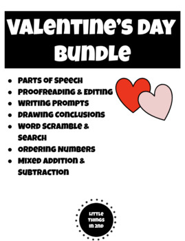 Preview of Valentine's Day Bundle (Reading & Math)