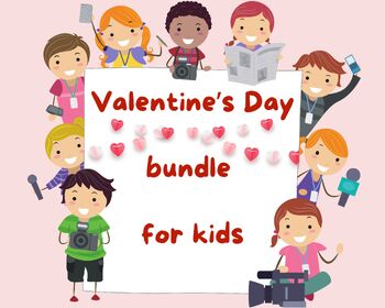 Preview of Valentine's Day Bundle , Stationery ,coloring cards and much more