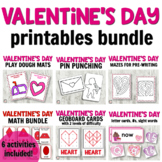 Valentine's Day Bundle for Hands-on Learning Preschool Activities
