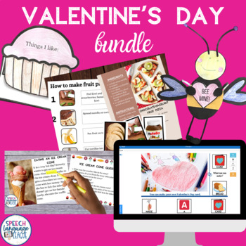 Preview of Valentine's Day Bundle for Speech and Language Therapy