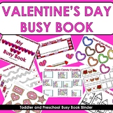 Valentine's Day Busy Book Binder: Toddler and Preschool Ac