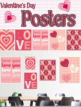 Preview of Valentine's Day - CLASSROOM POSTERS