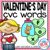 Valentine's Day CVC Word Building Activity