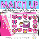 Valentine's Day CVC Words Match Up - One Syllable Words, K