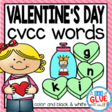 Valentine's Day CVCC Word Building Activity