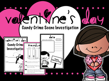 Preview of Valentine's Day Candy Crime Scene Science Lab