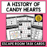 Valentine's Day Candy Hearts Escape Room - Task Cards - Re