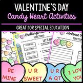 Valentine's Day Candy Hearts - Special Education - Math - 