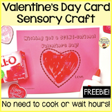 Valentine's Day Card Sensory Craft FREEBIE