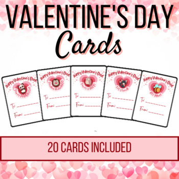 Valentine's Day Cards by Walk Away from the Workbook | TPT