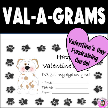 Preview of Valentine's Day Cards - Candy Grams - Val-A-Grams Community Service Fundraiser
