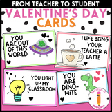 Valentine's Day Cards - From Teacher to Student