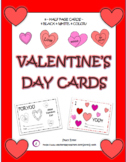 Valentine's Day Cards  - Print, Cut, & Sign!