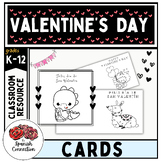 Valentine's Day Cards- Spanish and English