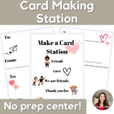 Valentine's Day Cards Station - No prep
