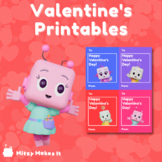Valentine's Day Cards and Classroom Poster