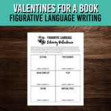 Valentine's Day Cards for a Book | February ELA Activity |