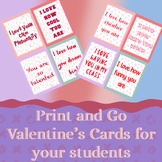 Valentine's Day Cards for students