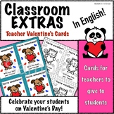 Valentine's Day Cards from Teachers to Students
