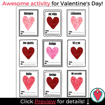 Valentine's printable cards en Español – Cuentology