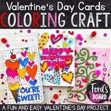 Valentine's Day Cards to Color | Valentine's Day Coloring Craft
