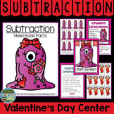 Valentine's Day Center Game Subtraction