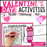 Valentine's Day Special Education Activities -  Math & Lit