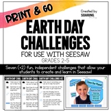 Earth Day Challenges | For Use with Seesaw