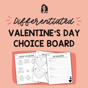 Preview of Valentine's Day Choice Board for Enrichment & Early Finishers